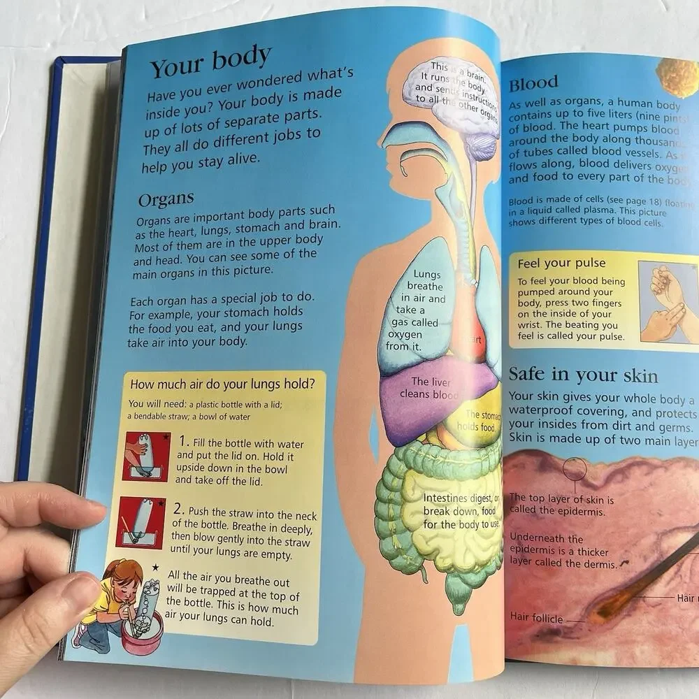 Usborne First Encyclopedia of Science Internet Linked Hardcover Educational Book